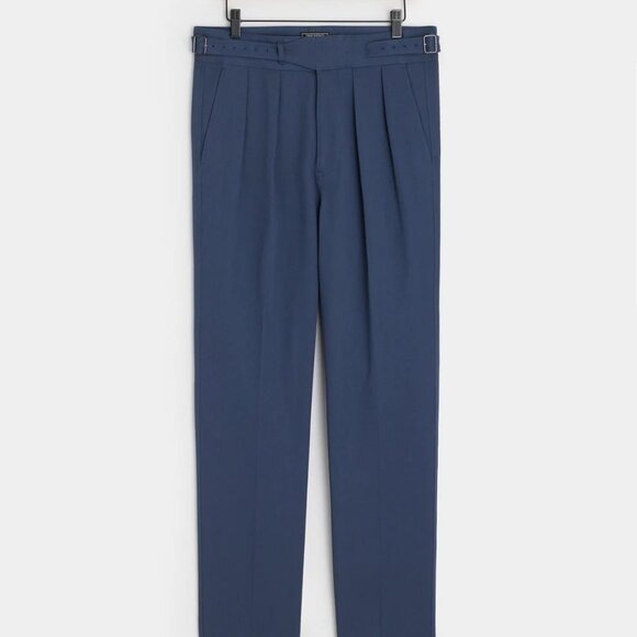 Todd Snyder Lightweight Italian Cotton Gurkha Trouser in Sand Stone - Size 35 - Picture 5 of 11